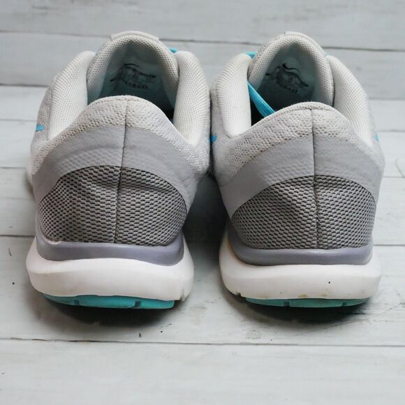 Nike Flex Trainer 6 Womens Sz 8 Blue Gray TR6 Running Shoes Sneakers 831217-002 - Picture 3 of 10